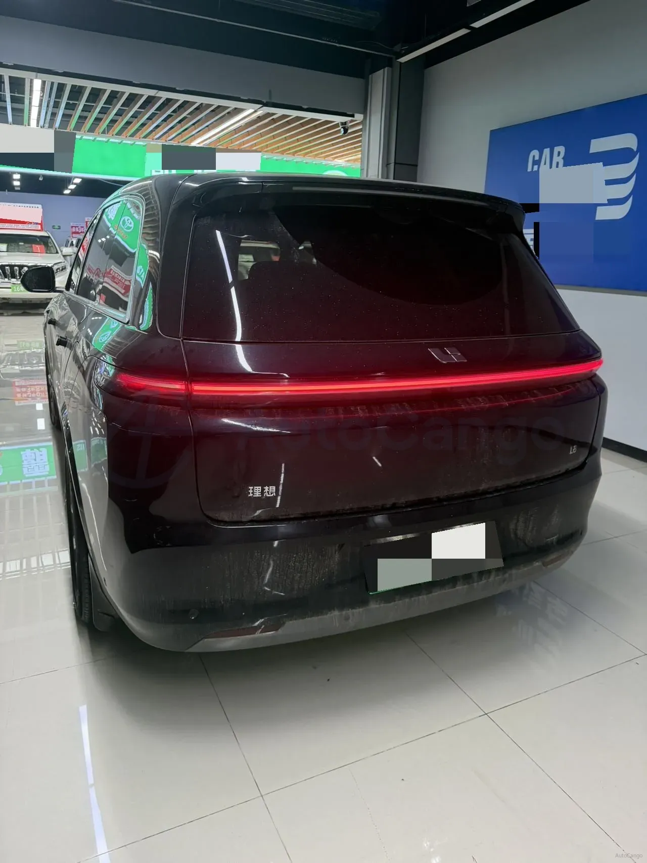 2023 Li L8 Range Extended 154HP REEV 40.9KWH,autocango,china used car exporter,china ev exporter,chinese used car exporter,chinese used ev exporter