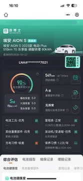 2023 Aion S Plus BEV 58.8KWH