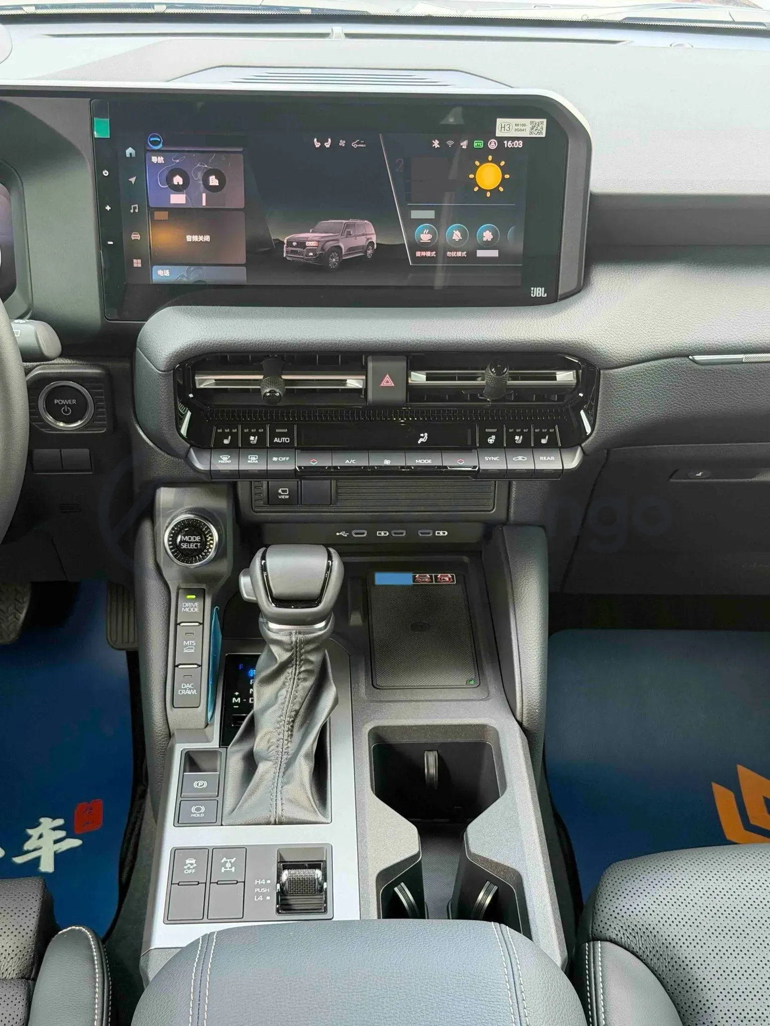 2025 Toyota Land Cruiser Prado 2.4T 282HP L4 8AT Hybrid 5.1KWH,autocango,china used car exporter,china ev exporter,chinese used car exporter,chinese used ev exporter