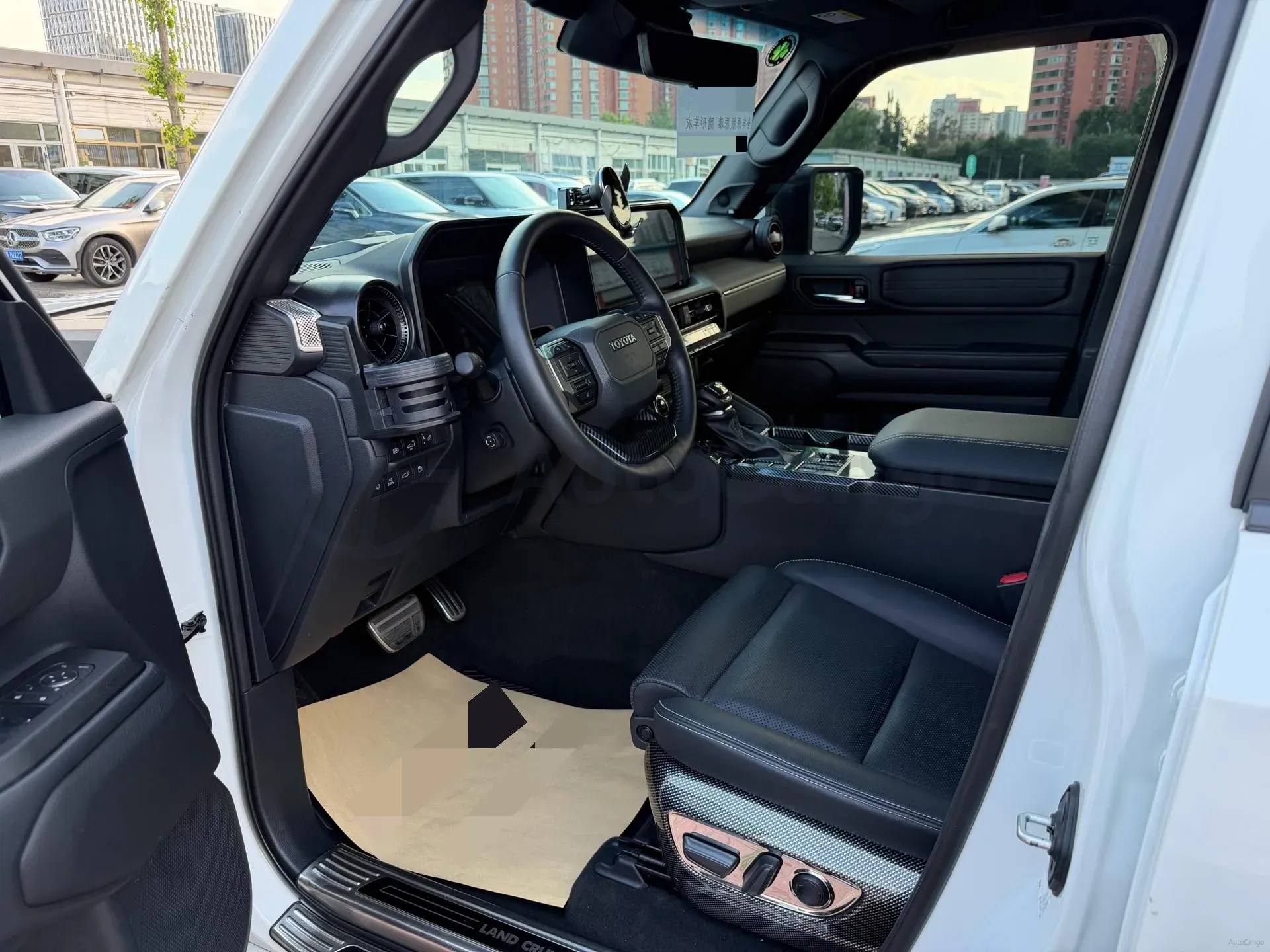 2025 Toyota Land Cruiser Prado 2.4T 282HP L4 8AT Hybrid 5.1KWH,autocango,china used car exporter,china ev exporter,chinese used car exporter,chinese used ev exporter