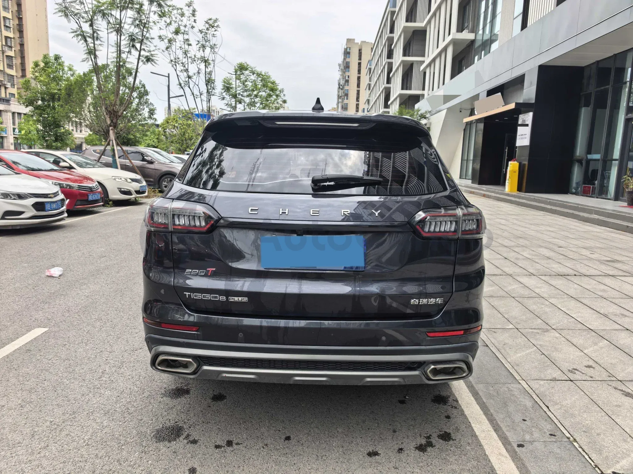 2022 Chery Tiggo 8 Plus 1.6T 197HP L4 7DCT,autocango,china used car exporter,china ev exporter,chinese used car exporter,chinese used ev exporter
