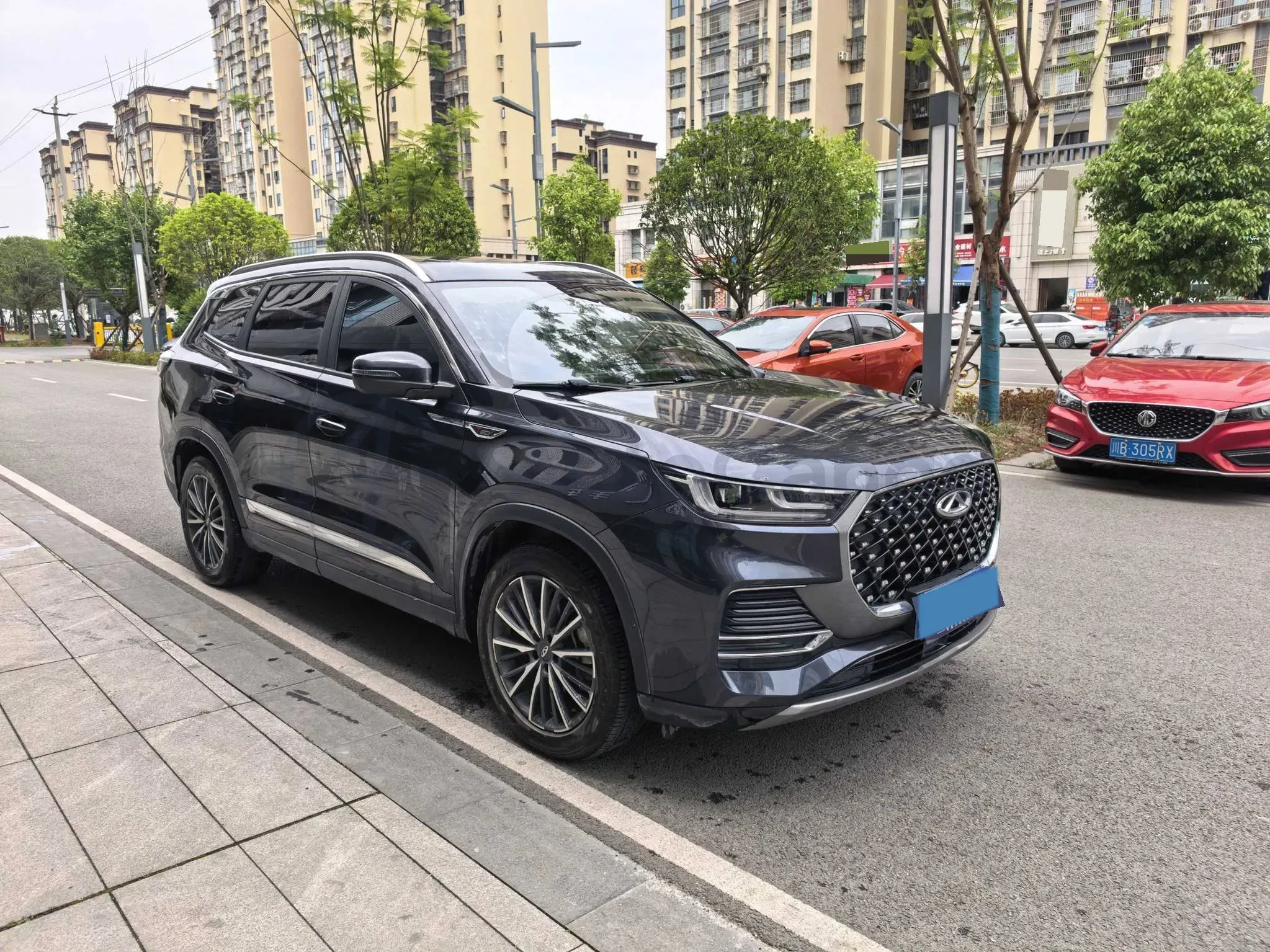 2022 Chery Tiggo 8 Plus 1.6T 197HP L4 7DCT,autocango,china used car exporter,china ev exporter,chinese used car exporter,chinese used ev exporter