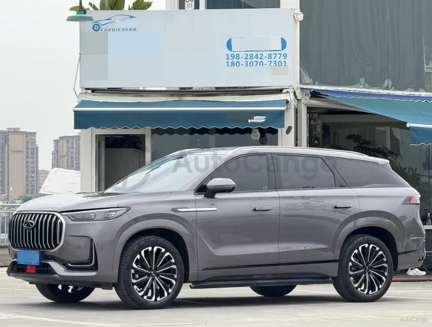 2023 Chery Tiggo 9 2.0T 261HP L4 8AT,autocango,china used car exporter,china ev exporter,chinese used car exporter,chinese used ev exporter