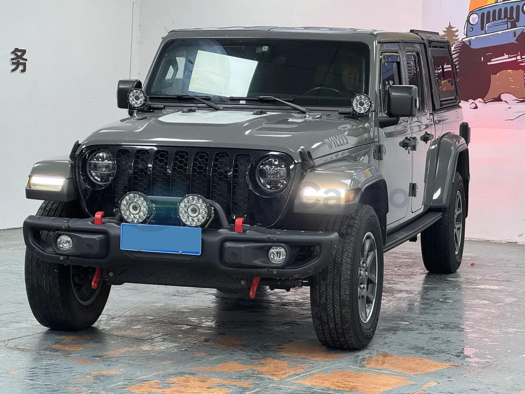 2022 Jeep Gladiator 3.6L 284HP V6 8AT,autocango,china used car exporter,china ev exporter,chinese used car exporter,chinese used ev exporter